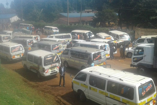 Matatu drivers reject higher parking, sticker charges