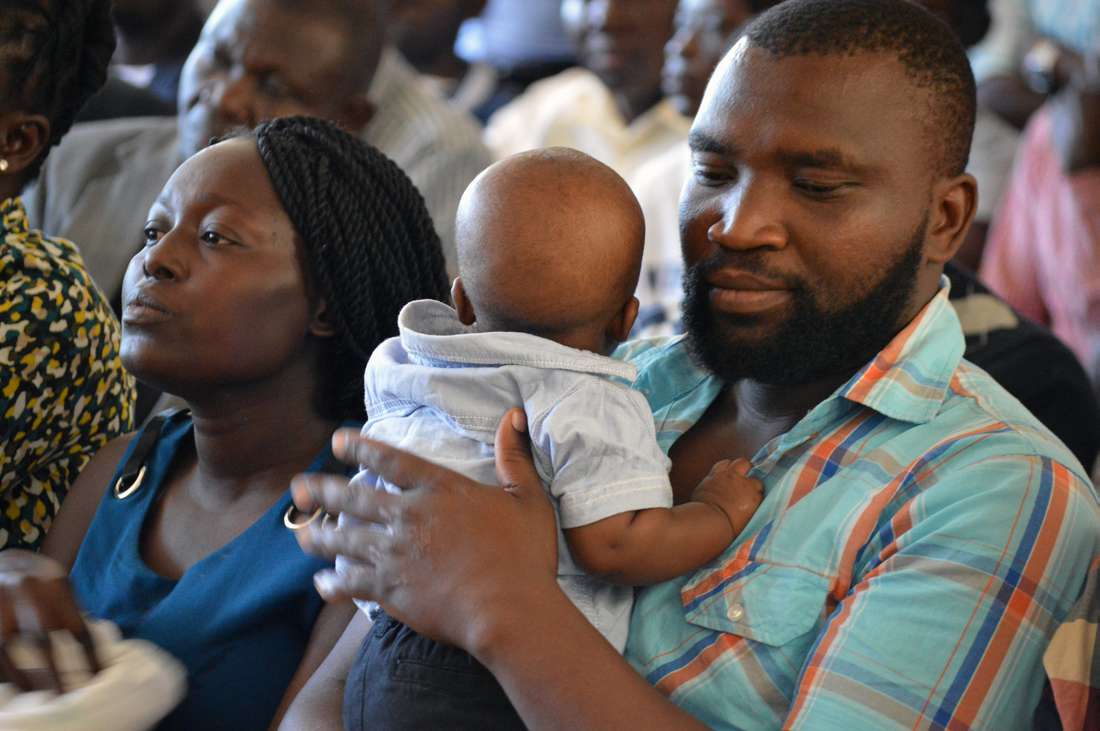 Baby Pendo parents smile on Valentine’s